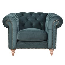 Chesterfield Victoria Velvet Armchair